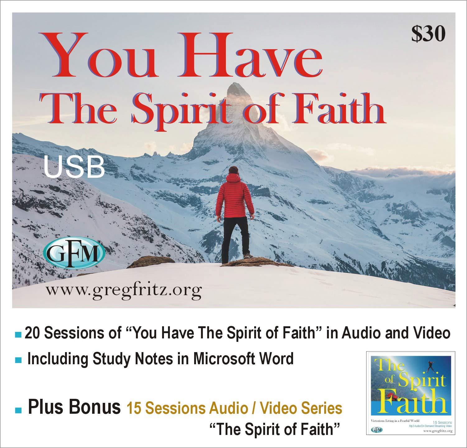 You Have The Spirit of Faith USB Bundle
